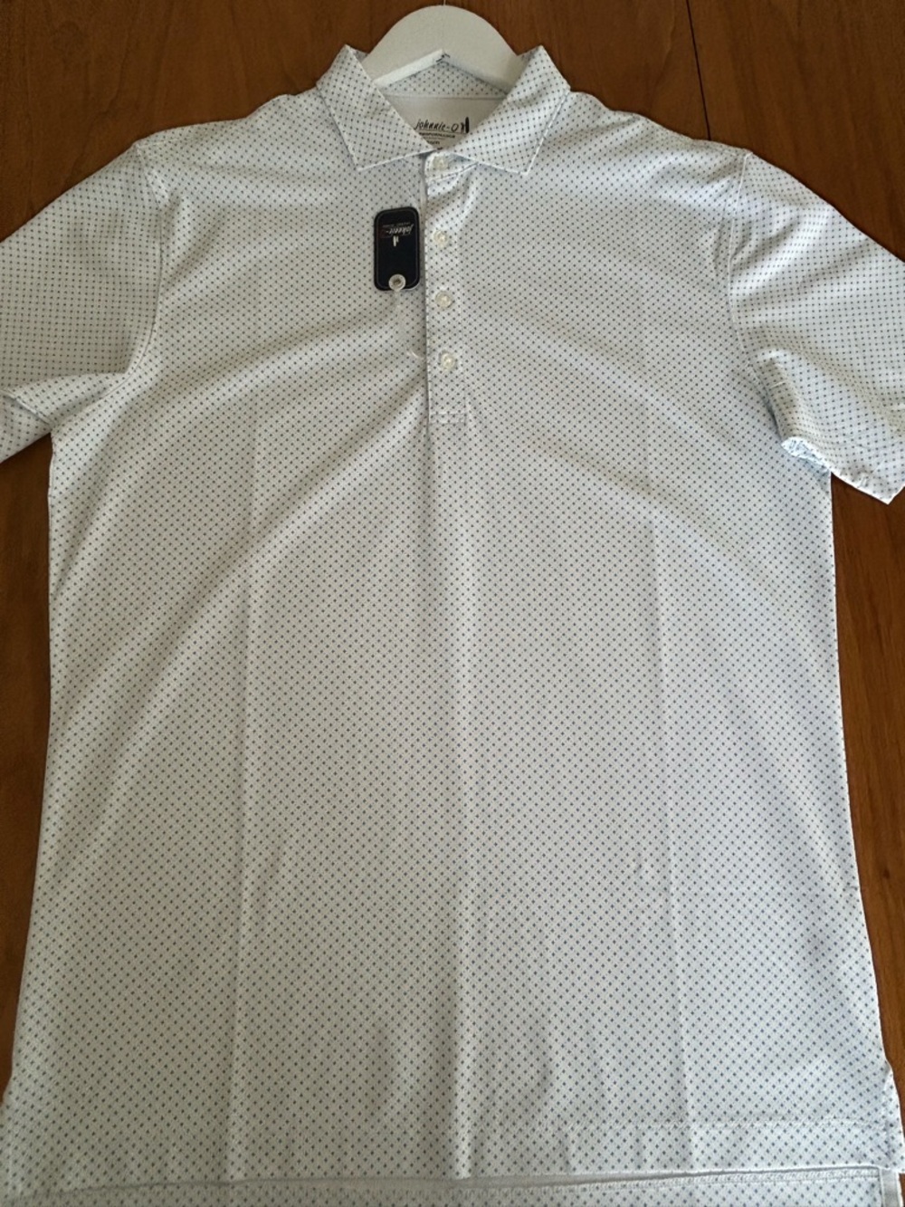 johnnie-O Seychelles Micro-Dot Pattern Polo